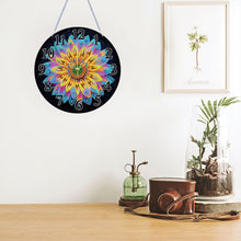 Load image into Gallery viewer, Special Shape Flower DIY Diamond Painting Hanging Clock for Home Decoration
