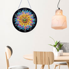 Load image into Gallery viewer, Special Shape Flower DIY Diamond Painting Hanging Clock for Home Decoration
