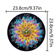 Load image into Gallery viewer, Special Shape Flower DIY Diamond Painting Hanging Clock for Home Decoration
