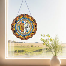 Load image into Gallery viewer, Special Shape Sunflower DIY Diamond Painting Hanging Clock for Home Decor
