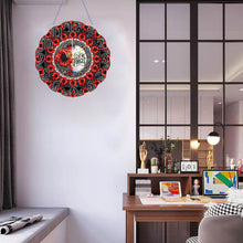 Load image into Gallery viewer, Special Shape Poppy DIY Diamond Painting Hanging Clock for Home Decoration
