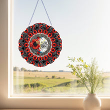 Load image into Gallery viewer, Special Shape Poppy DIY Diamond Painting Hanging Clock for Home Decoration
