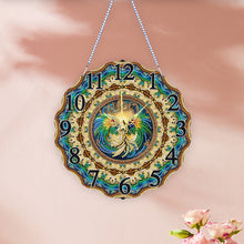 Load image into Gallery viewer, Special Shape Angel Saint DIY Diamond Painting Hanging Clock for Home Decor
