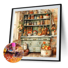 Load image into Gallery viewer, Warm Cabinet 40*40CM (canvas) Full Round Drill Diamond Painting
