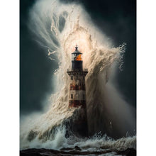 Load image into Gallery viewer, Lighthouse 30*40CM (canvas) Full Round Drill Diamond Painting
