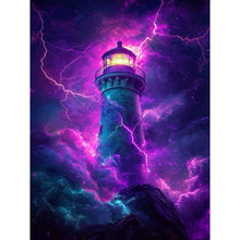 Load image into Gallery viewer, Lighthouse 30*40CM (canvas) Full Round Drill Diamond Painting
