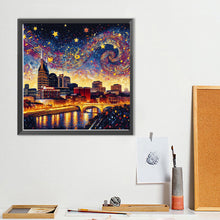 Load image into Gallery viewer, Music City 40*40CM (canvas) Full Round Drill Diamond Painting
