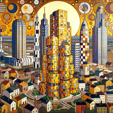 Load image into Gallery viewer, High-Rise Buildings 40*40CM (canvas) Full Round Drill Diamond Painting
