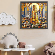 Load image into Gallery viewer, High-Rise Buildings 40*40CM (canvas) Full Round Drill Diamond Painting
