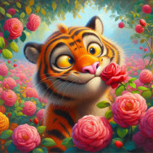 Load image into Gallery viewer, Animals And Flowers 40*40CM (canvas) Full Round Drill Diamond Painting
