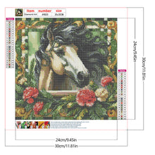 Load image into Gallery viewer, Carnation Horse 30*30CM (canvas) Full Round Drill Diamond Painting
