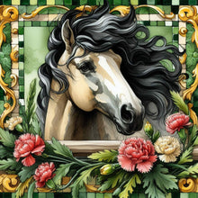 Load image into Gallery viewer, Carnation Horse 30*30CM (canvas) Full Round Drill Diamond Painting
