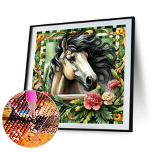 Load image into Gallery viewer, Carnation Horse 30*30CM (canvas) Full Round Drill Diamond Painting
