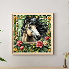 Load image into Gallery viewer, Carnation Horse 30*30CM (canvas) Full Round Drill Diamond Painting
