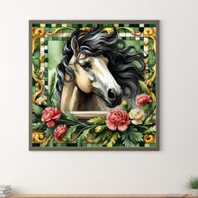 Load image into Gallery viewer, Carnation Horse 30*30CM (canvas) Full Round Drill Diamond Painting
