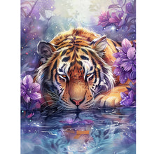 Load image into Gallery viewer, Big Tiger 30*40CM (canvas) Full Round Drill Diamond Painting
