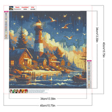 Load image into Gallery viewer, Seagull Lighthouse 40*40CM (canvas) Full Round Drill Diamond Painting
