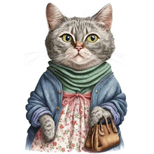 Load image into Gallery viewer, Cat Mom 40*50CM (canvas) Full Round Drill Diamond Painting
