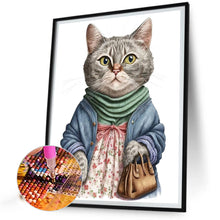 Load image into Gallery viewer, Cat Mom 40*50CM (canvas) Full Round Drill Diamond Painting
