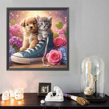 Load image into Gallery viewer, Canvas Shoes For Cats And Dogs 40*40CM (canvas) Full Round Drill Diamond Painting
