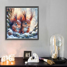 Load image into Gallery viewer, Small Animals In The Snow 30*30CM (canvas) Full Square Drill Diamond Painting
