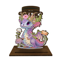 Load image into Gallery viewer, Dinosaur Diamond Painting Desktop Candle Holder Gifts for Family Friends
