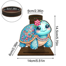 Load image into Gallery viewer, Sea Turtle Diamond Painting Desktop Candle Holder Gifts for Family Friends
