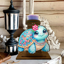 Load image into Gallery viewer, Sea Turtle Diamond Painting Desktop Candle Holder Gifts for Family Friends
