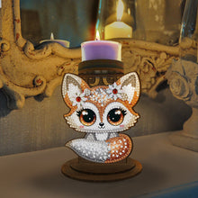 Load image into Gallery viewer, Squirrel Diamond Painting Desktop Candle Holder Gifts for Family Friends
