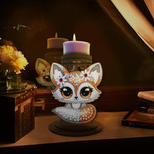 Load image into Gallery viewer, Squirrel Diamond Painting Desktop Candle Holder Gifts for Family Friends
