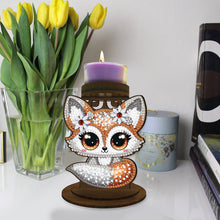 Load image into Gallery viewer, Squirrel Diamond Painting Desktop Candle Holder Gifts for Family Friends
