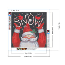 Load image into Gallery viewer, Santa Claus Snow 40*40CM (canvas) Full Round Drill Diamond Painting
