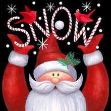 Load image into Gallery viewer, Santa Claus Snow 40*40CM (canvas) Full Round Drill Diamond Painting
