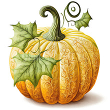 Load image into Gallery viewer, Green Leaf Pumpkin 40*40CM (canvas) Full Round Drill Diamond Painting
