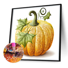 Load image into Gallery viewer, Green Leaf Pumpkin 40*40CM (canvas) Full Round Drill Diamond Painting
