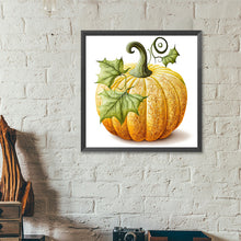 Load image into Gallery viewer, Green Leaf Pumpkin 40*40CM (canvas) Full Round Drill Diamond Painting
