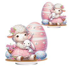 Load image into Gallery viewer, Acrylic Special Shape Easter Sheep 5D DIY Diamond Painting Desktop Ornaments
