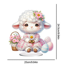 Load image into Gallery viewer, Acrylic Special Shape Easter Sheep 5D DIY Diamond Painting Desktop Ornaments
