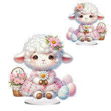 Load image into Gallery viewer, Acrylic Special Shape Easter Sheep 5D DIY Diamond Painting Desktop Ornaments
