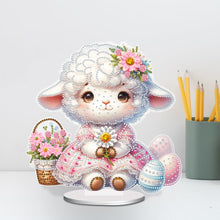 Load image into Gallery viewer, Acrylic Special Shape Easter Sheep 5D DIY Diamond Painting Desktop Ornaments
