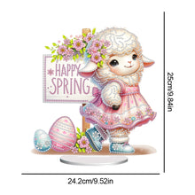 Load image into Gallery viewer, Acrylic Special Shape Easter Sheep 5D DIY Diamond Painting Desktop Ornaments
