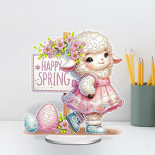 Load image into Gallery viewer, Acrylic Special Shape Easter Sheep 5D DIY Diamond Painting Desktop Ornaments
