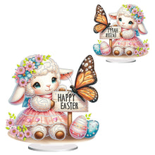 Load image into Gallery viewer, Acrylic Special Shape Easter Sheep 5D DIY Diamond Painting Desktop Ornaments
