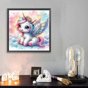 Unicorn 30*30CM (canvas) Full Square Drill Diamond Painting