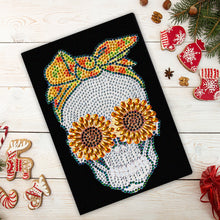 Load image into Gallery viewer, Special Shaped Skull Diamond Painting Journal Notebook for Students Adults
