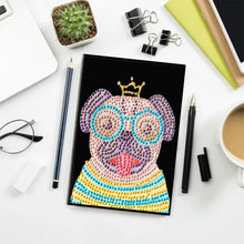 Load image into Gallery viewer, Special Shaped Puppy Diamond Painting Journal Notebook for Students Adults
