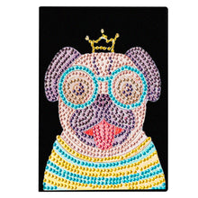 Load image into Gallery viewer, Special Shaped Puppy Diamond Painting Journal Notebook for Students Adults
