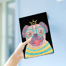 Load image into Gallery viewer, Special Shaped Puppy Diamond Painting Journal Notebook for Students Adults
