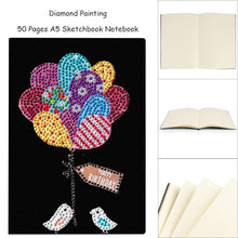 Load image into Gallery viewer, Special Shaped Balloon Diamond Painting Journal Notebook for Students Adults
