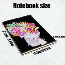 Load image into Gallery viewer, Special Shaped Flower Diamond Painting Journal Notebook for Students Adults
